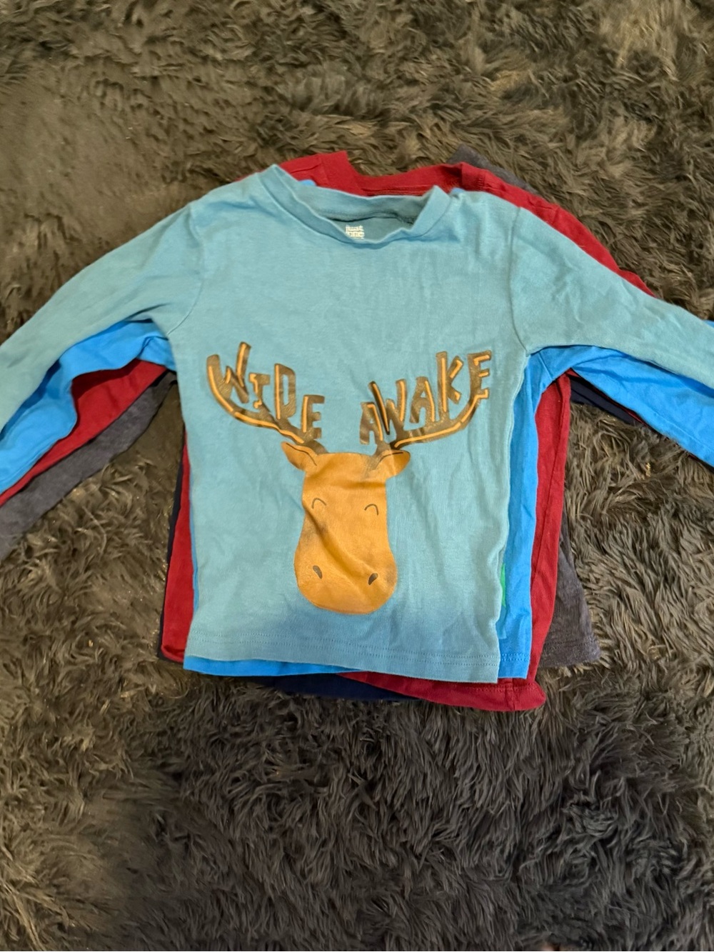 Bundle of 5 Kids Graphic Long-Sleeve Tees